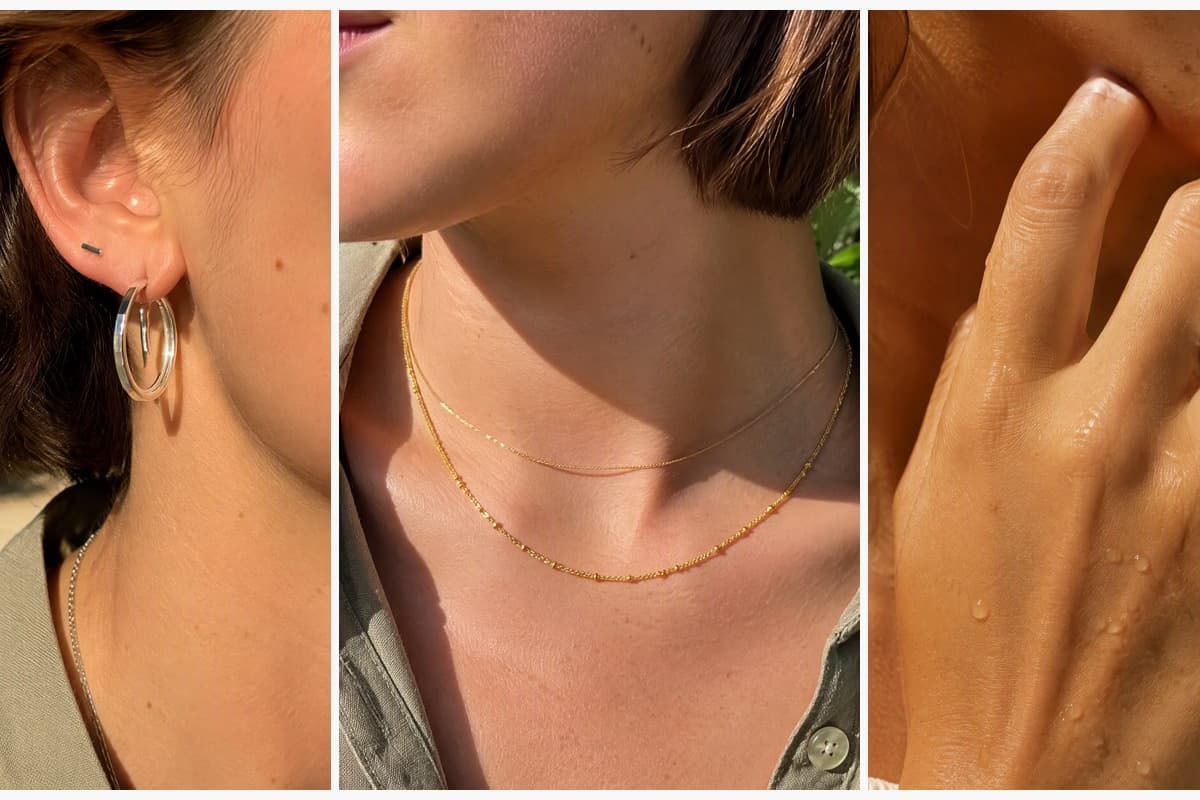 Faceted Hoop Earrings