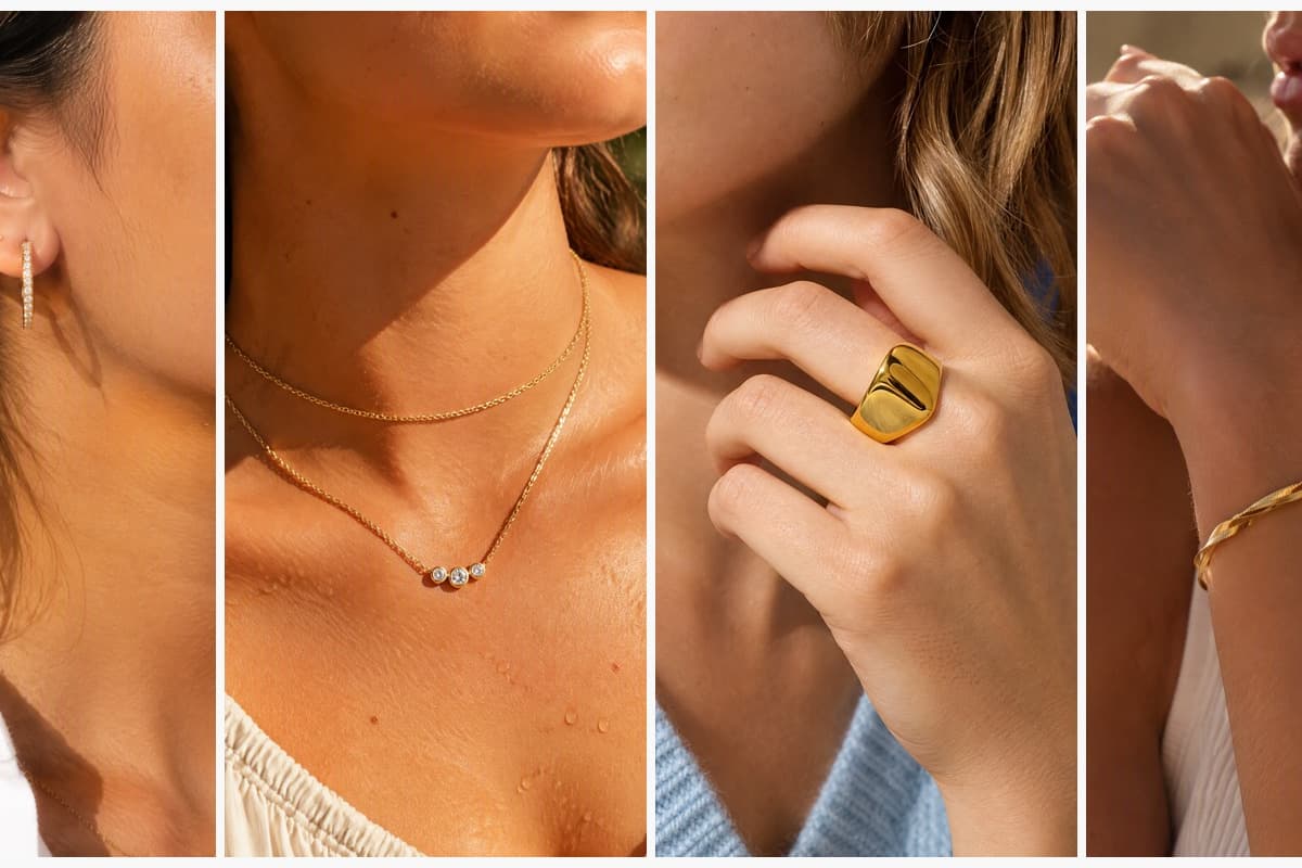 Dainty Paved Hoop Earrings