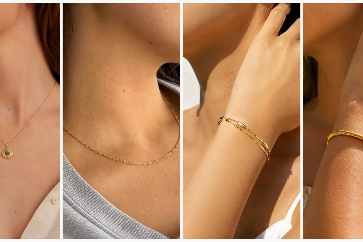 Dainty Fan Pendant Necklace