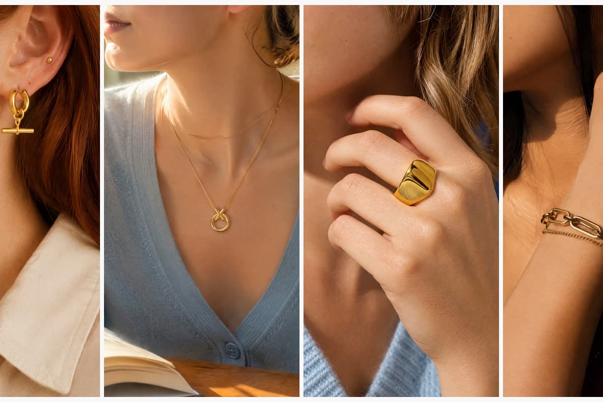Minimalist Circle And Bar Drop Earrings