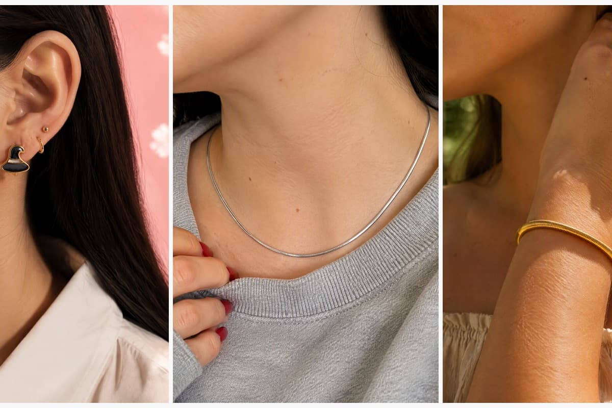 Wave Stud Earrings