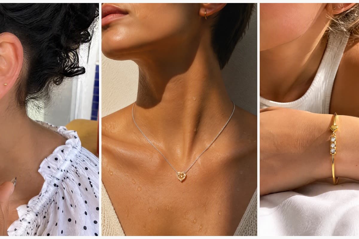 Cute Heart Drop Earrings