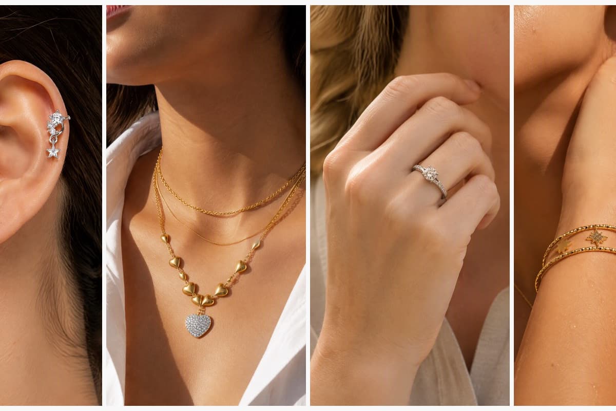 Dainty Star Dangle Ear Cuff
