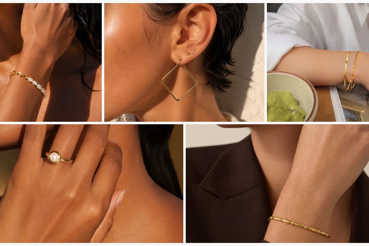 Dainty Pearl Link Bracelet