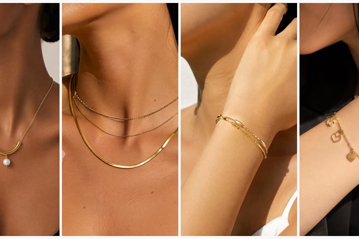 Minimalist Curved Bar Necklace