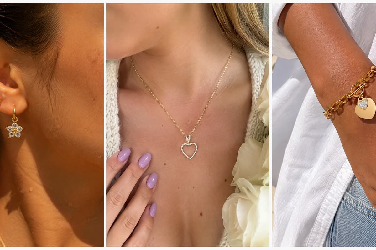 Dainty Star Flower Stud Earrings