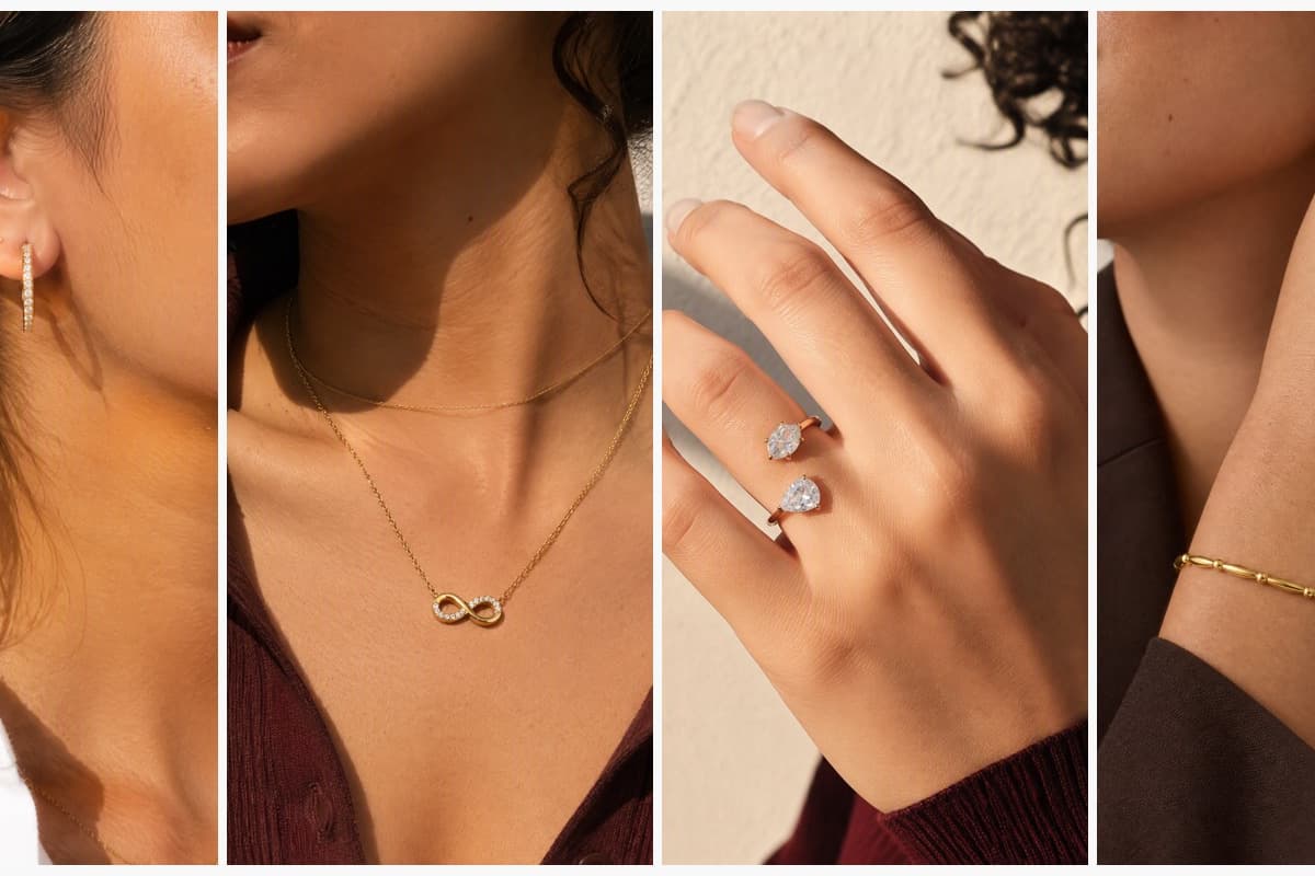 Dainty Paved Hoop Earrings