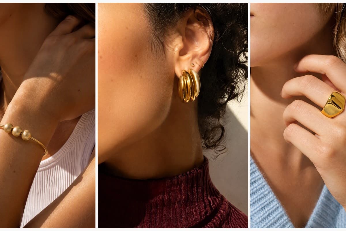 Three-Sphere Snake Chain Bracelet