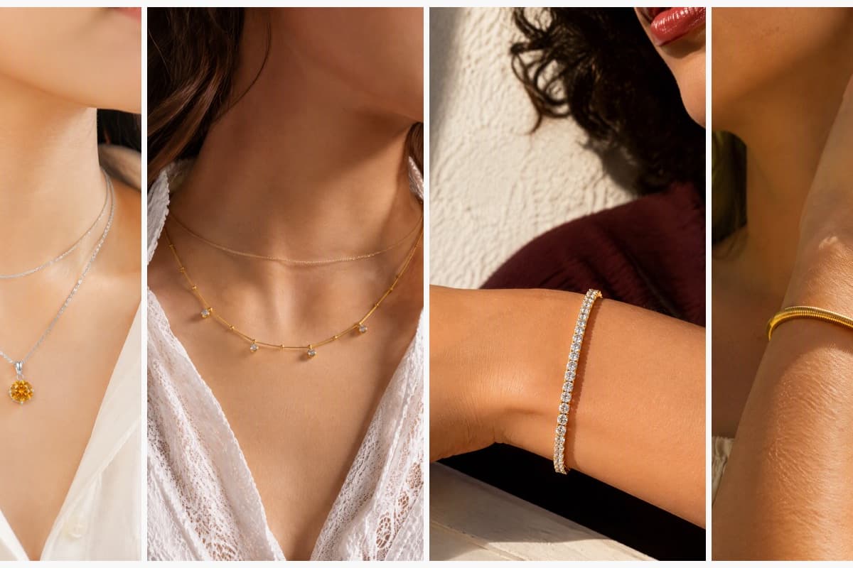 Dainty Round Solitaire Pendant Necklace