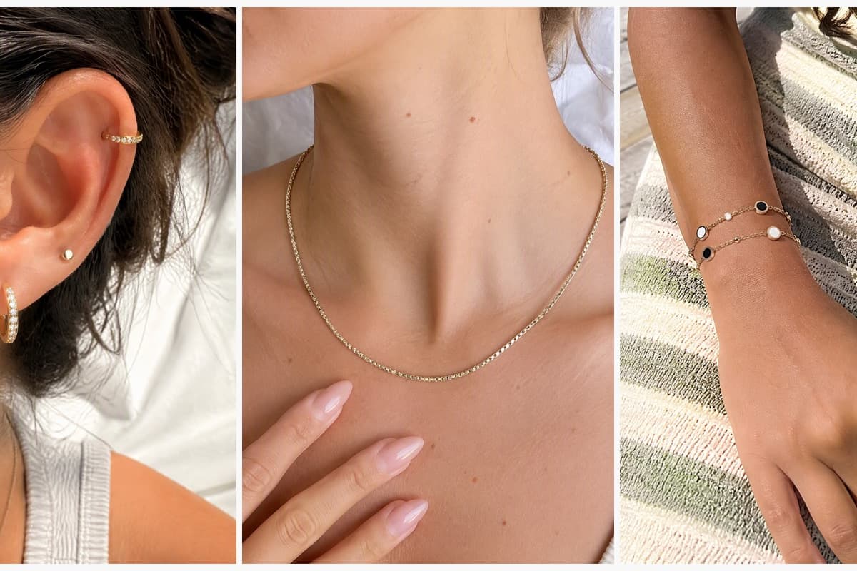 Elegant Paved Stone Huggie Earrings