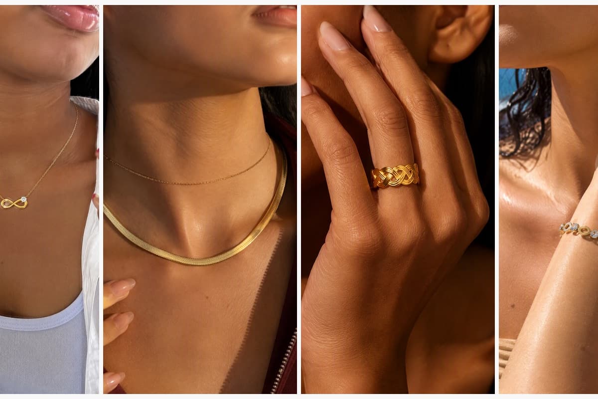 Dainty Infinity Pendant Necklace