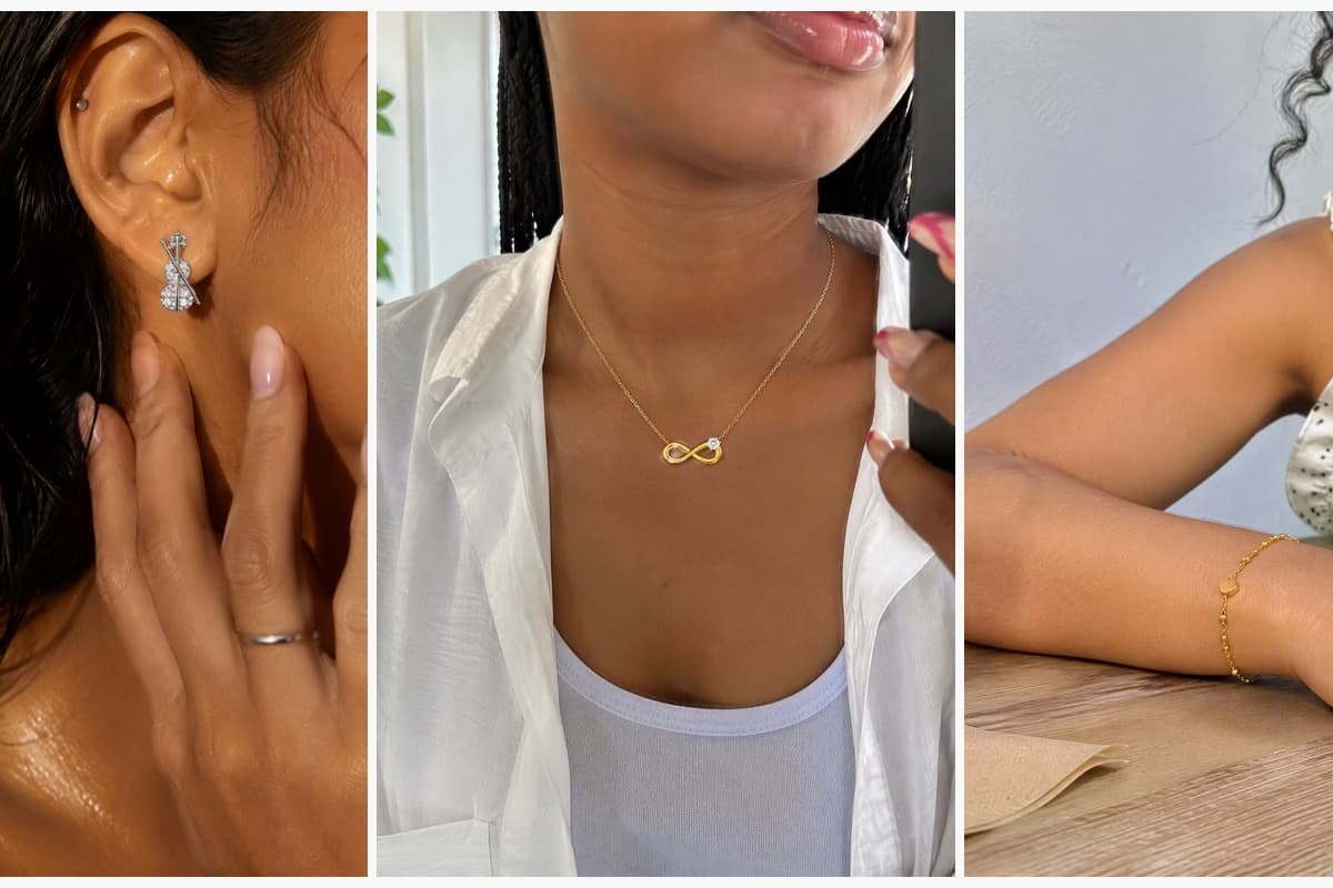 Dainty Infinity Stud Earrings