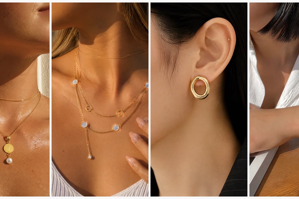 Dainty Coin Disc Pendant Necklace