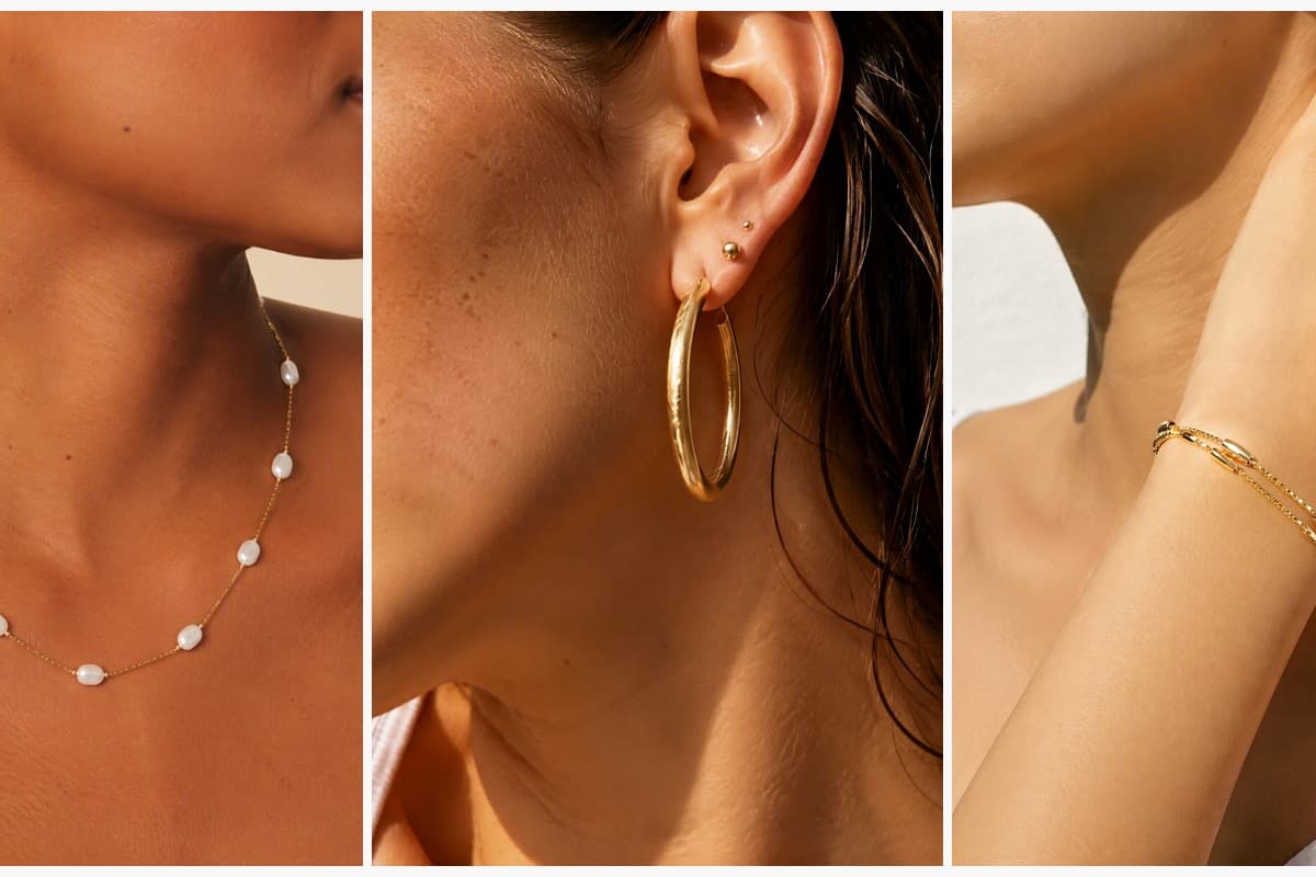 Dainty Irregular Pearl Station Necklace