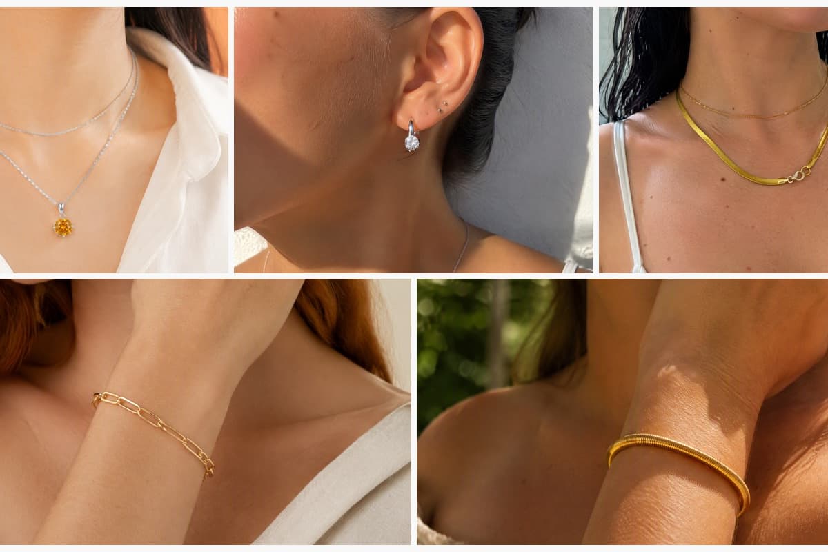 Dainty Round Solitaire Pendant Necklace