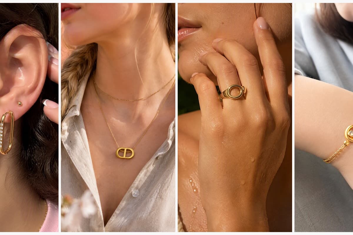 Oval Huggie Earrings