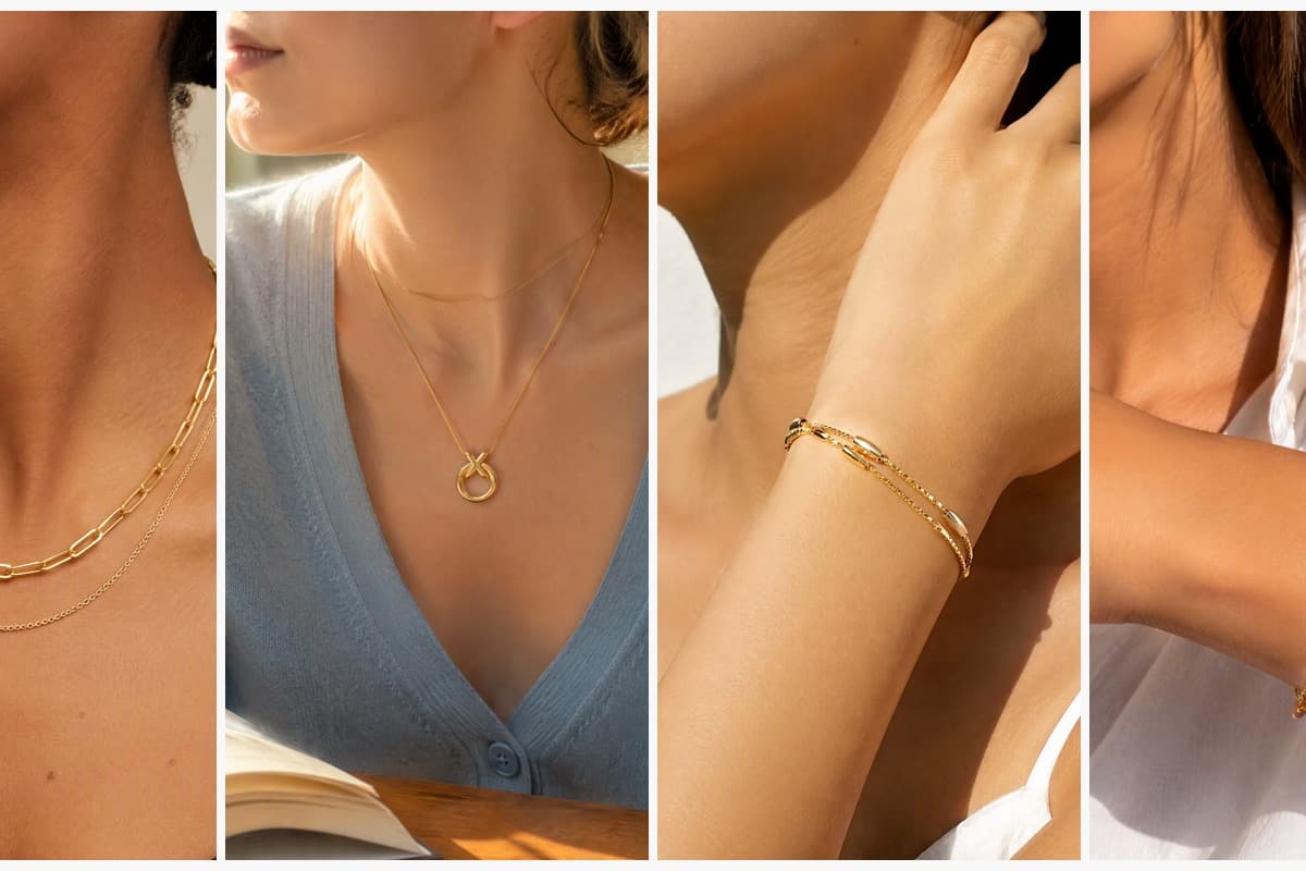 Trendy Double Layer Chain Necklace