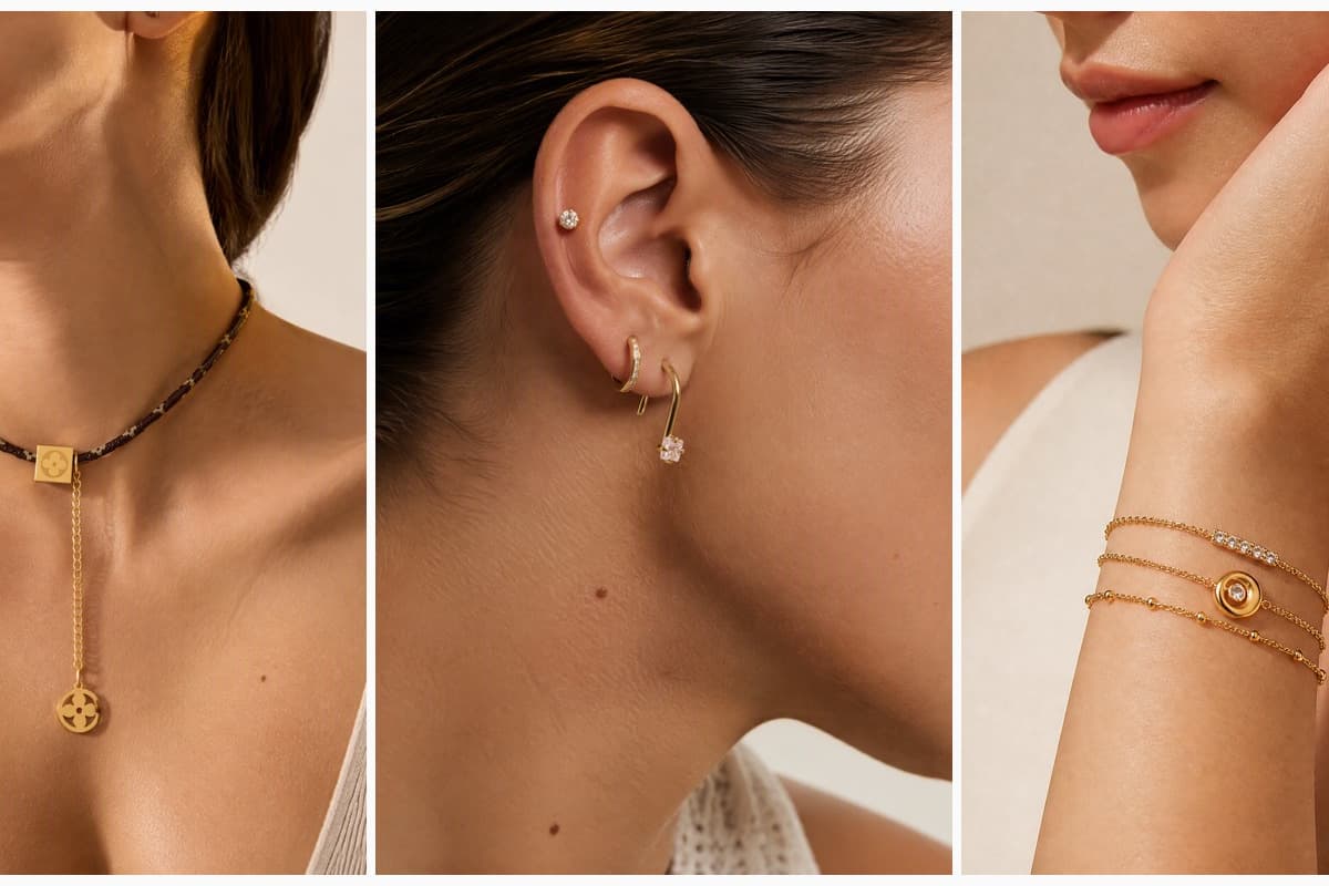 Dainty Flower Charm Cord Necklace