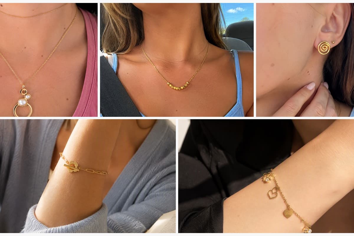 Minimalist Circle Drop Necklace