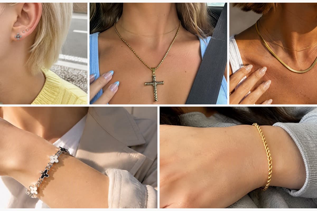 Cross Stud Earrings