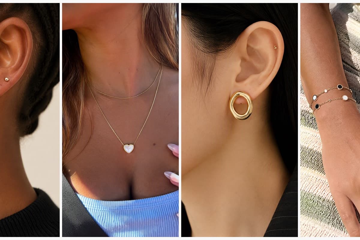 Minimalist Cross Circle Stud Earrings