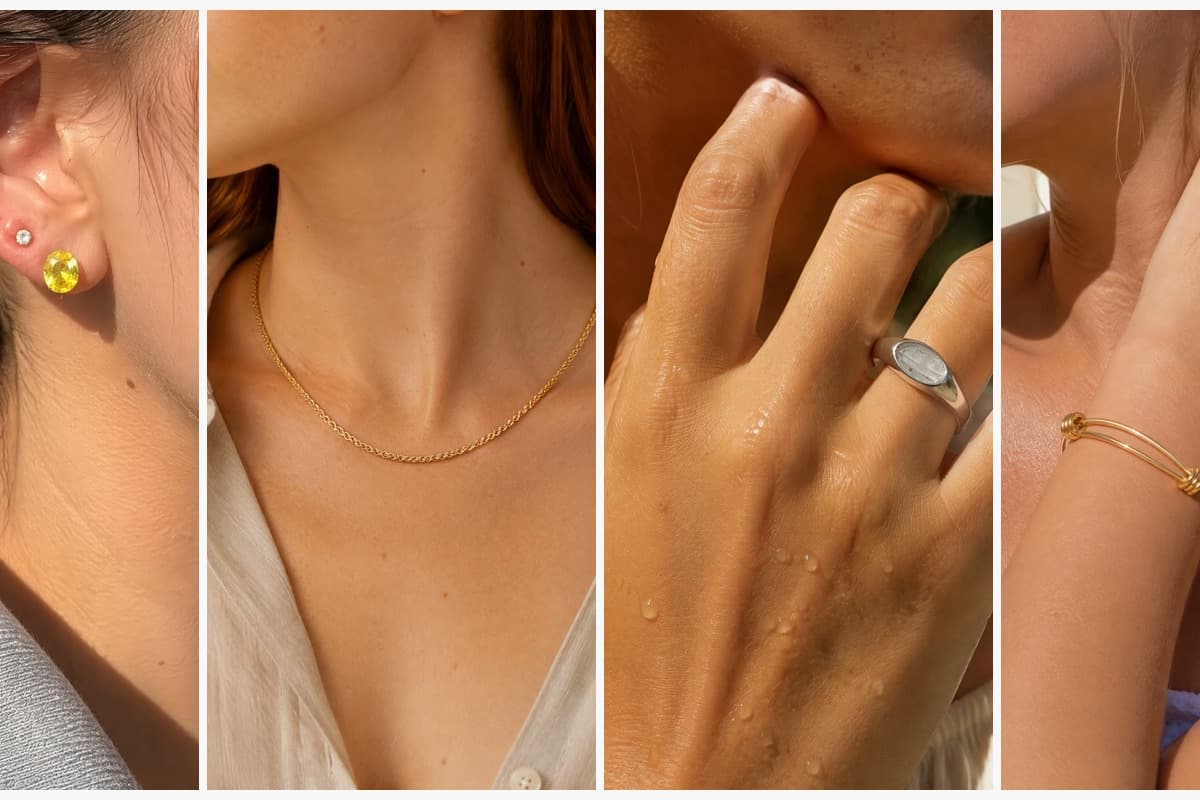 Dainty Round Stud Earrings