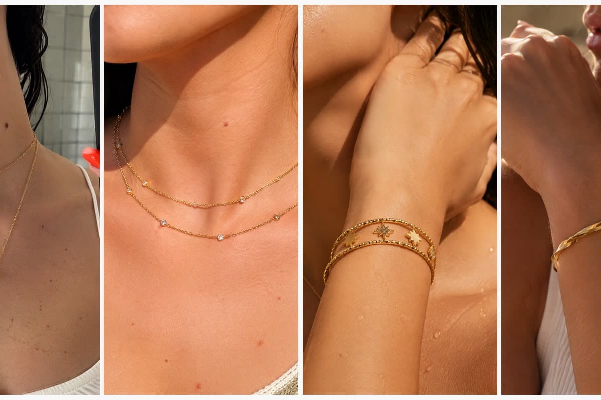 Dainty Single Stone Pendant Necklace