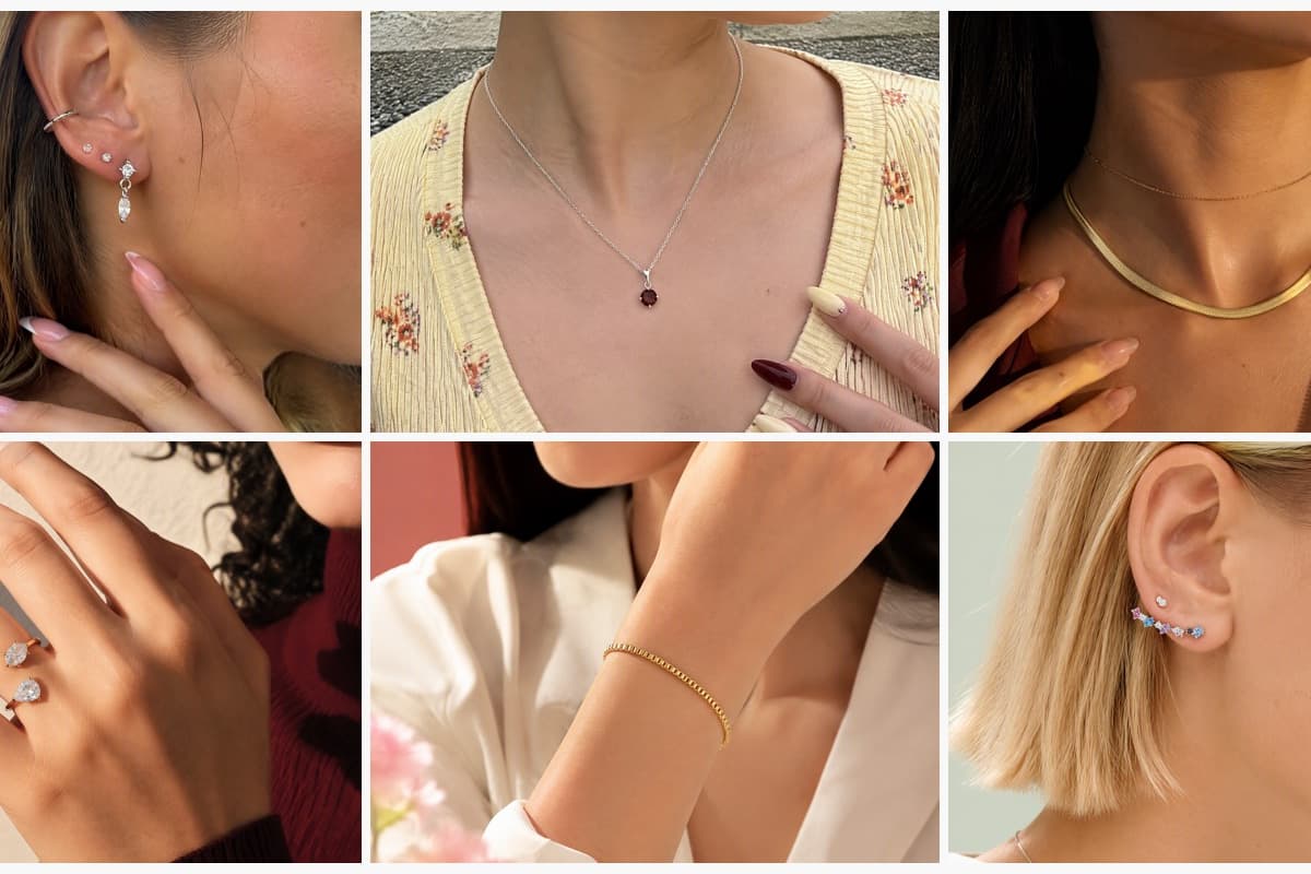 Dainty Marquise Drop Stud Earrings