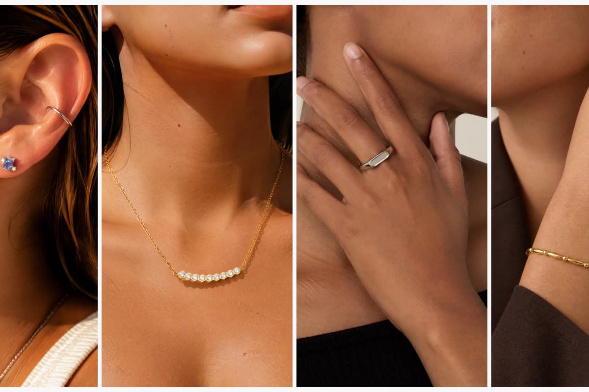Geometric Stud Earrings