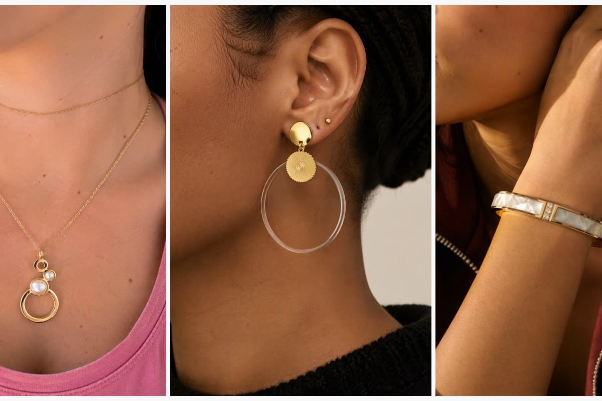 Minimalist Circle Drop Necklace