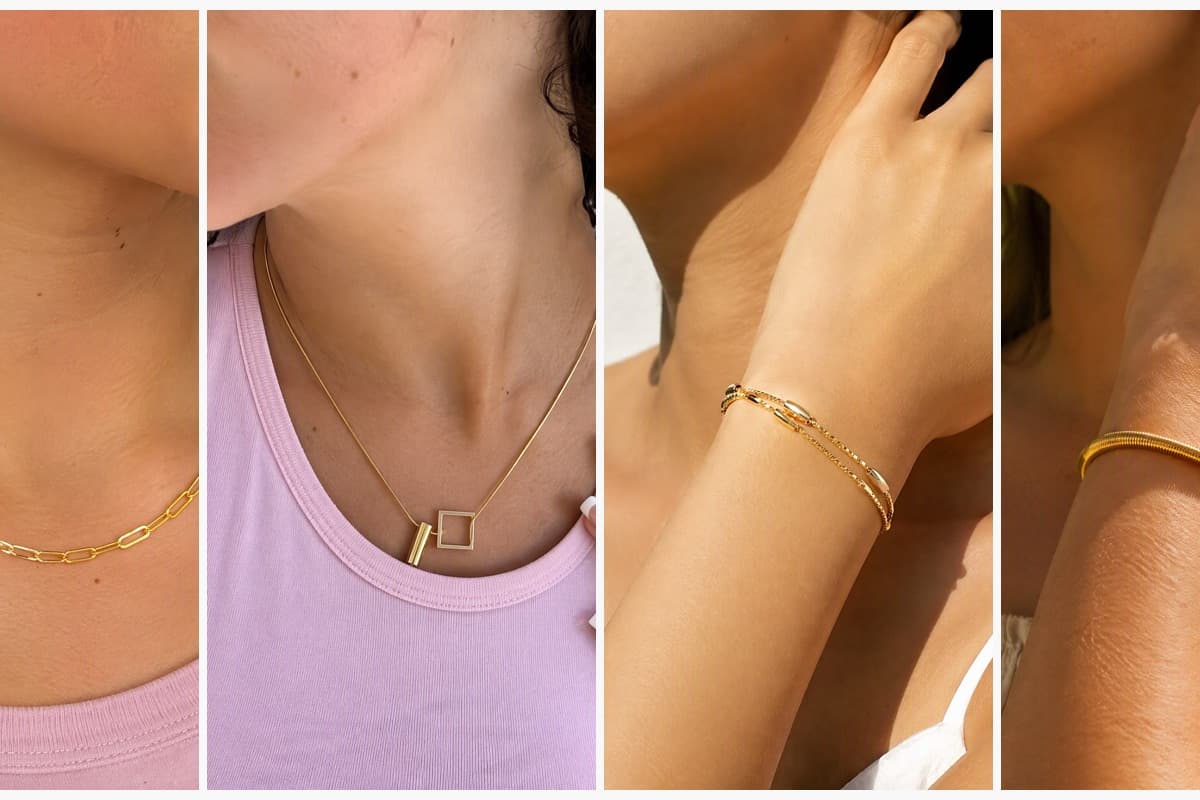 Minimalist Paperclip Chain Necklace