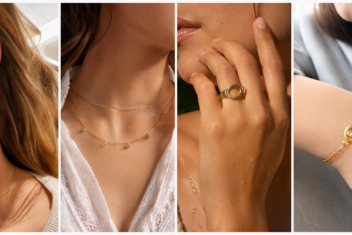 Dainty Cross Stud Earrings