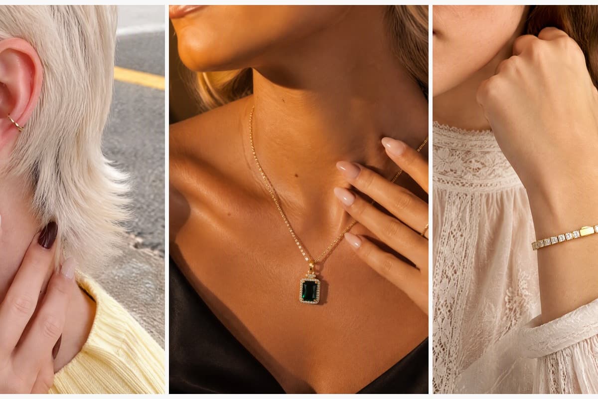 Textured Triangle Drop Earrings