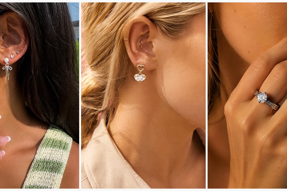 Dainty Bow Knot Drop Earrings