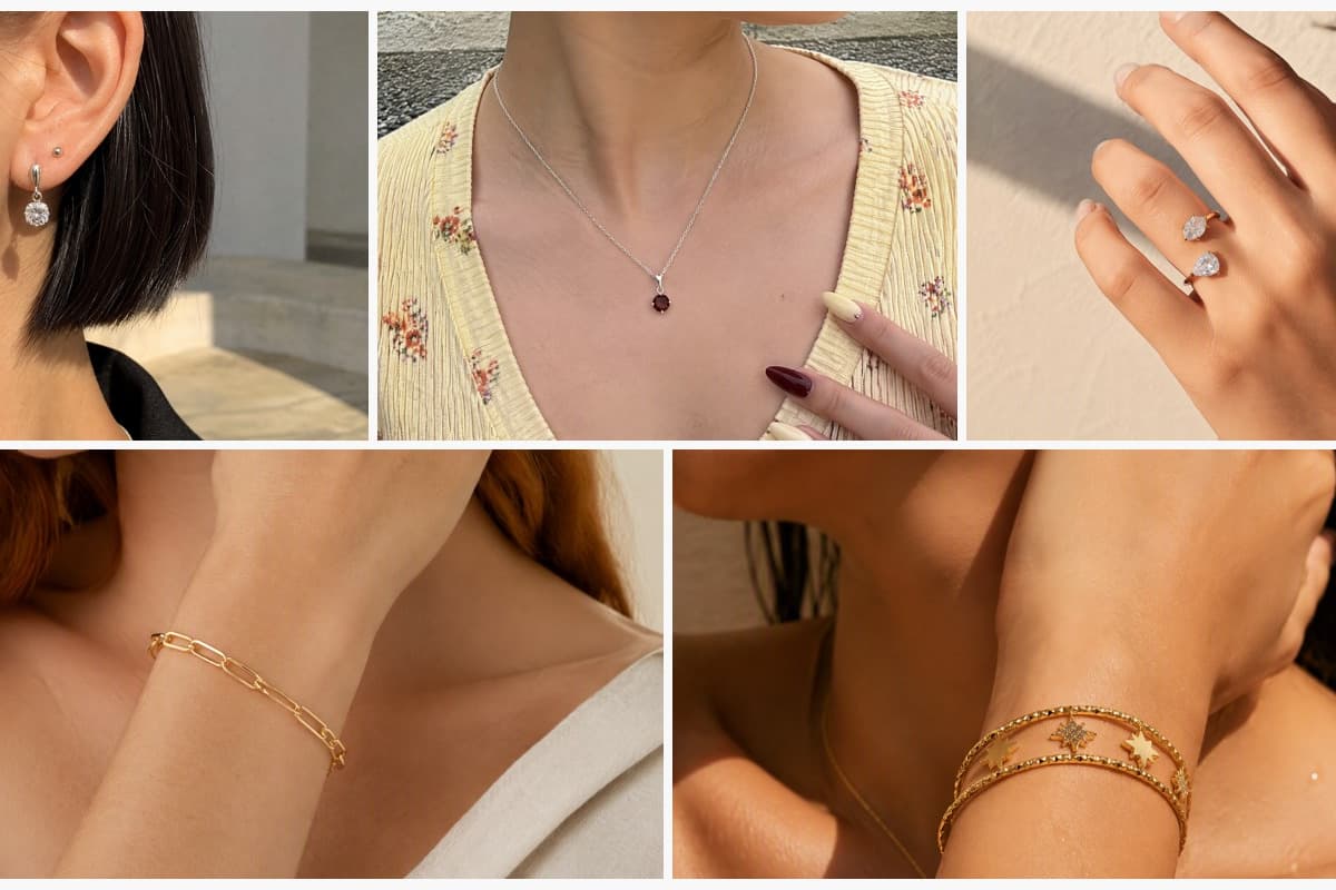 Dainty Single Stone Pendant
