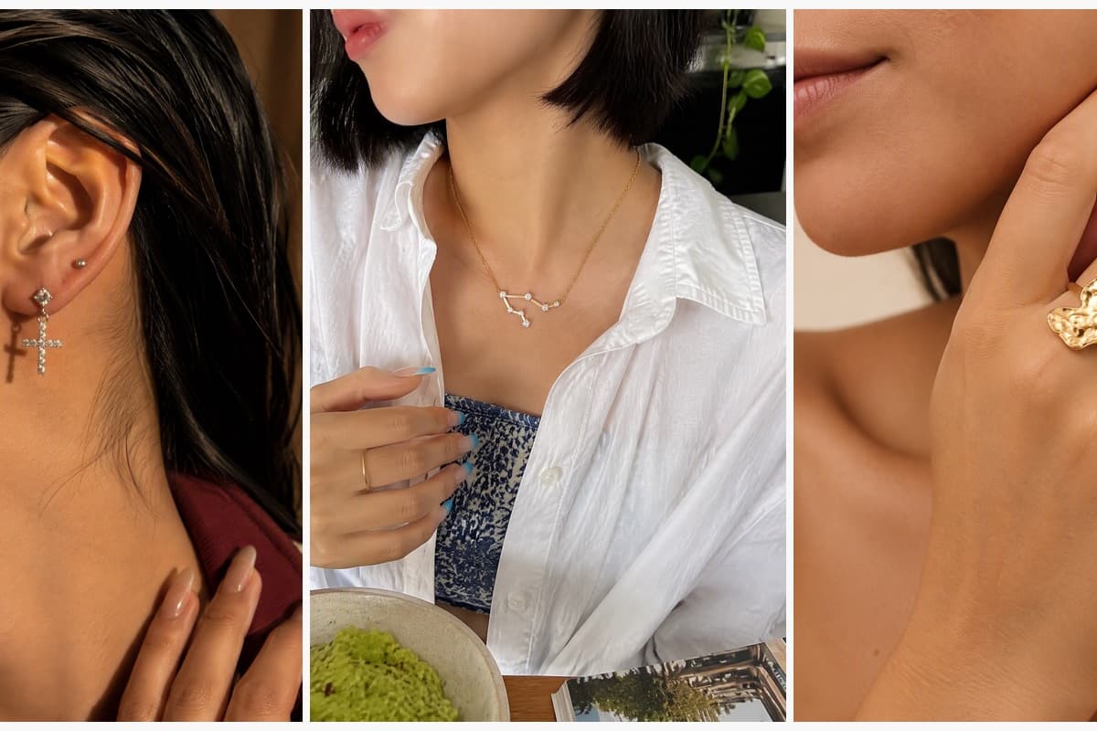 Dainty Cross Drop Earrings