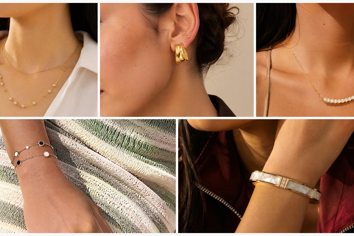 Dainty Multi-Stone Station Necklace