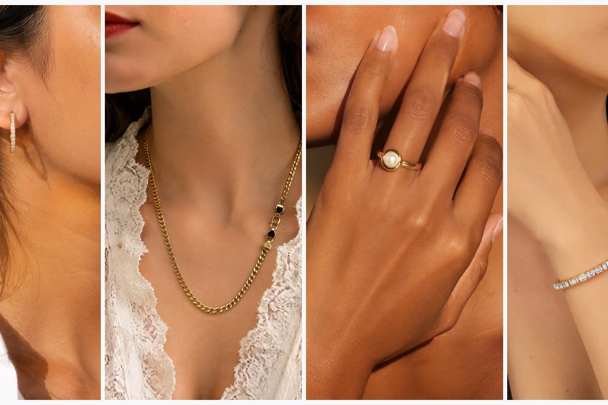 Dainty Paved Hoop Earrings