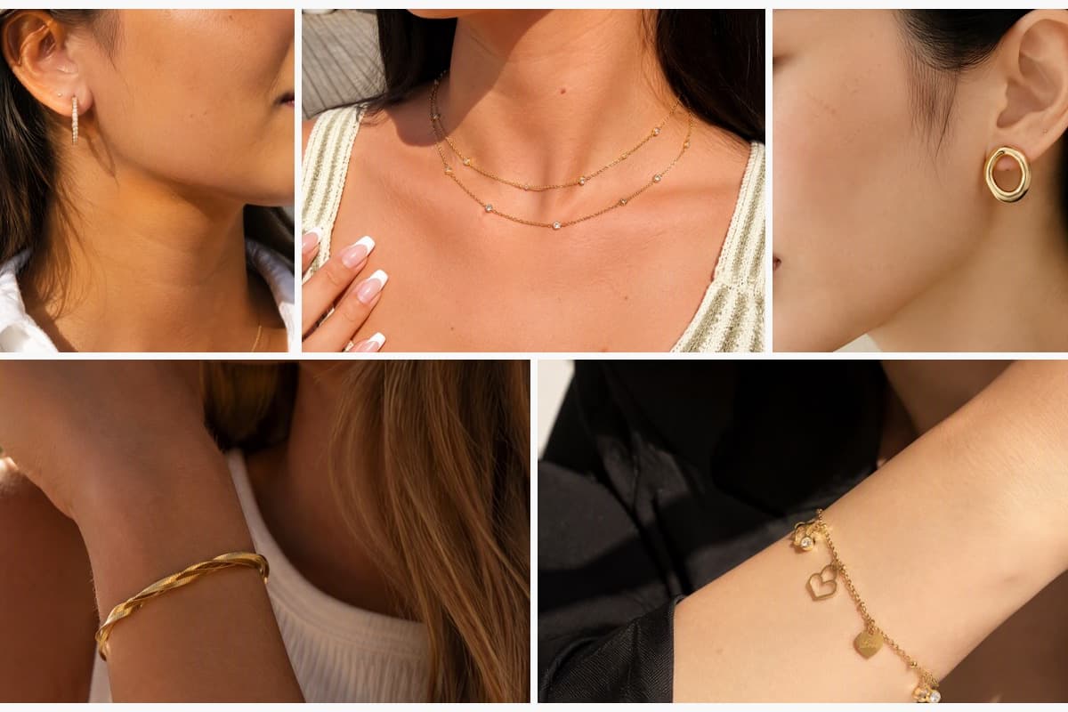 Dainty Paved Hoop Earrings