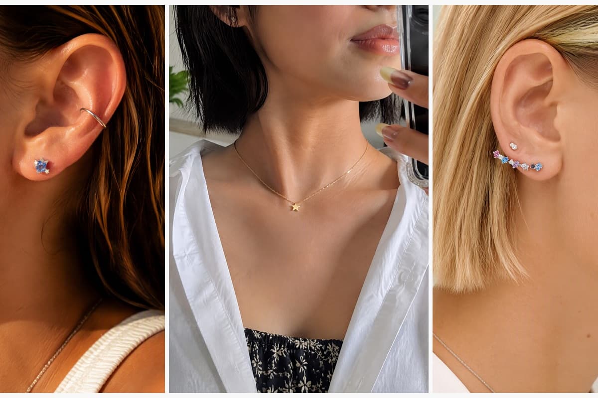 Geometric Stud Earrings