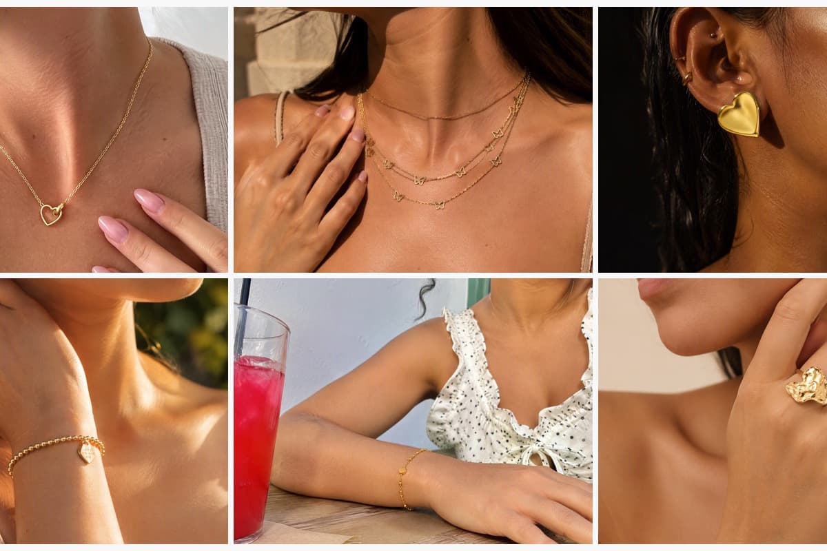 Dainty Open Heart Pendant Necklace