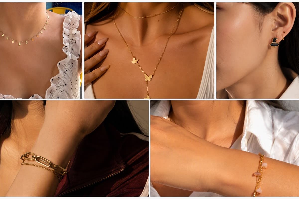 Dainty Teardrop Charm Necklace