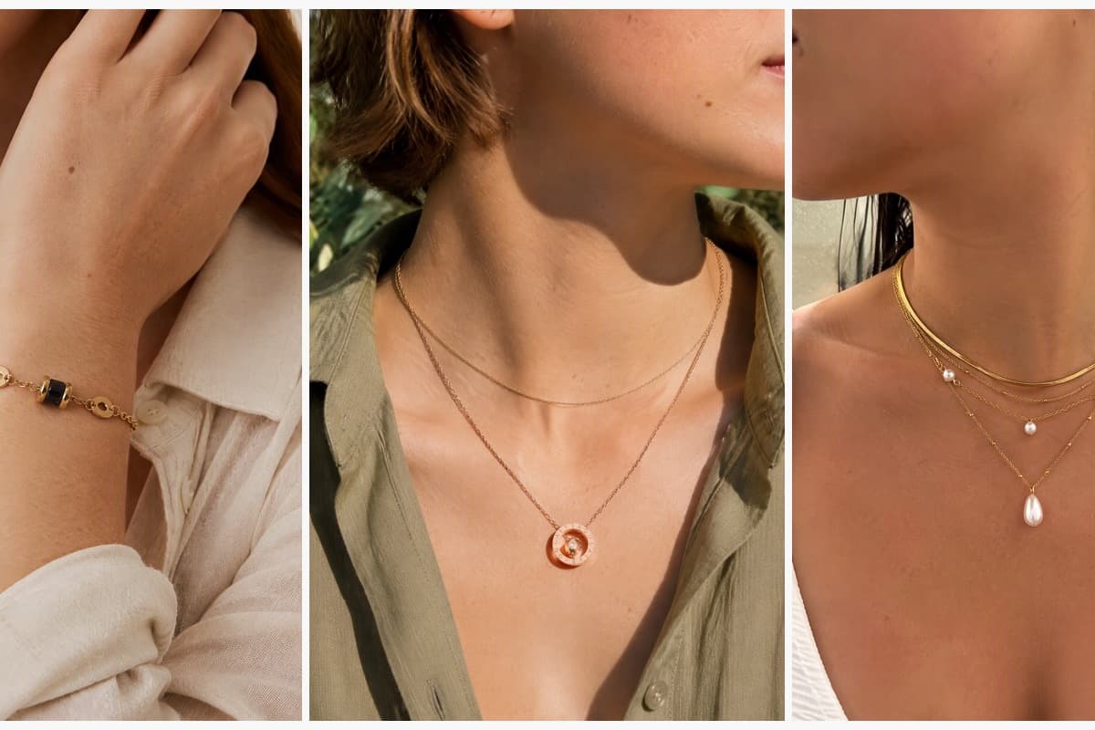 Dainty Circle Disc Charm Bracelet