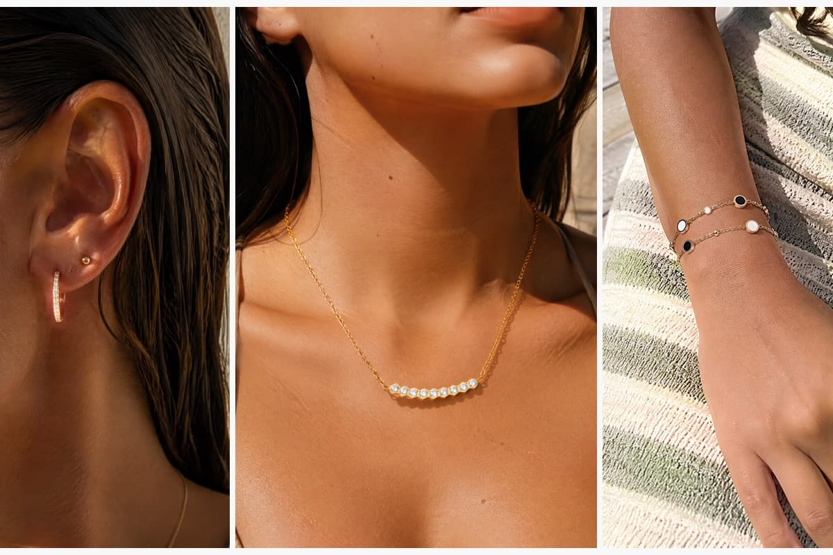 Dainty Paved Hinged Hoop Earrings