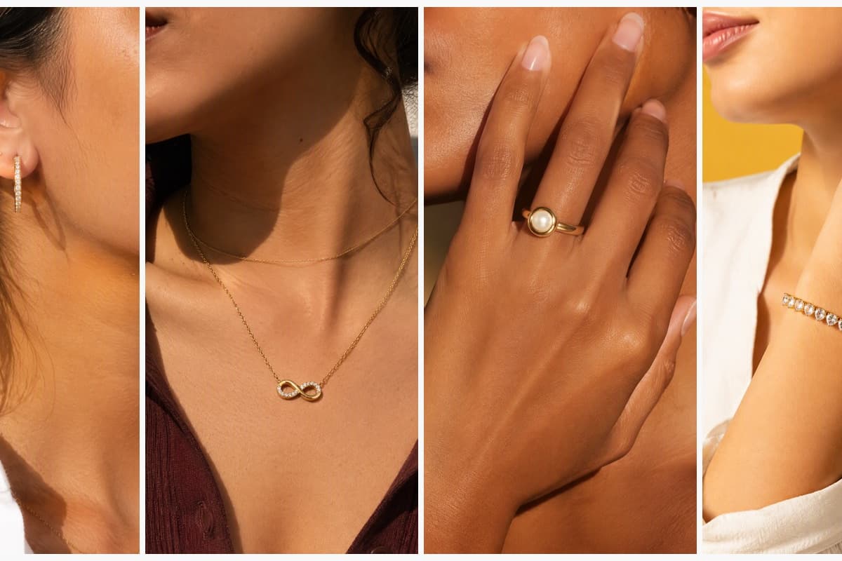 Dainty Paved Hoop Earrings