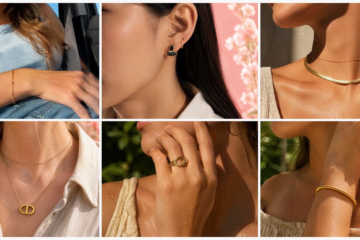Dainty Beaded Chain Bracelet