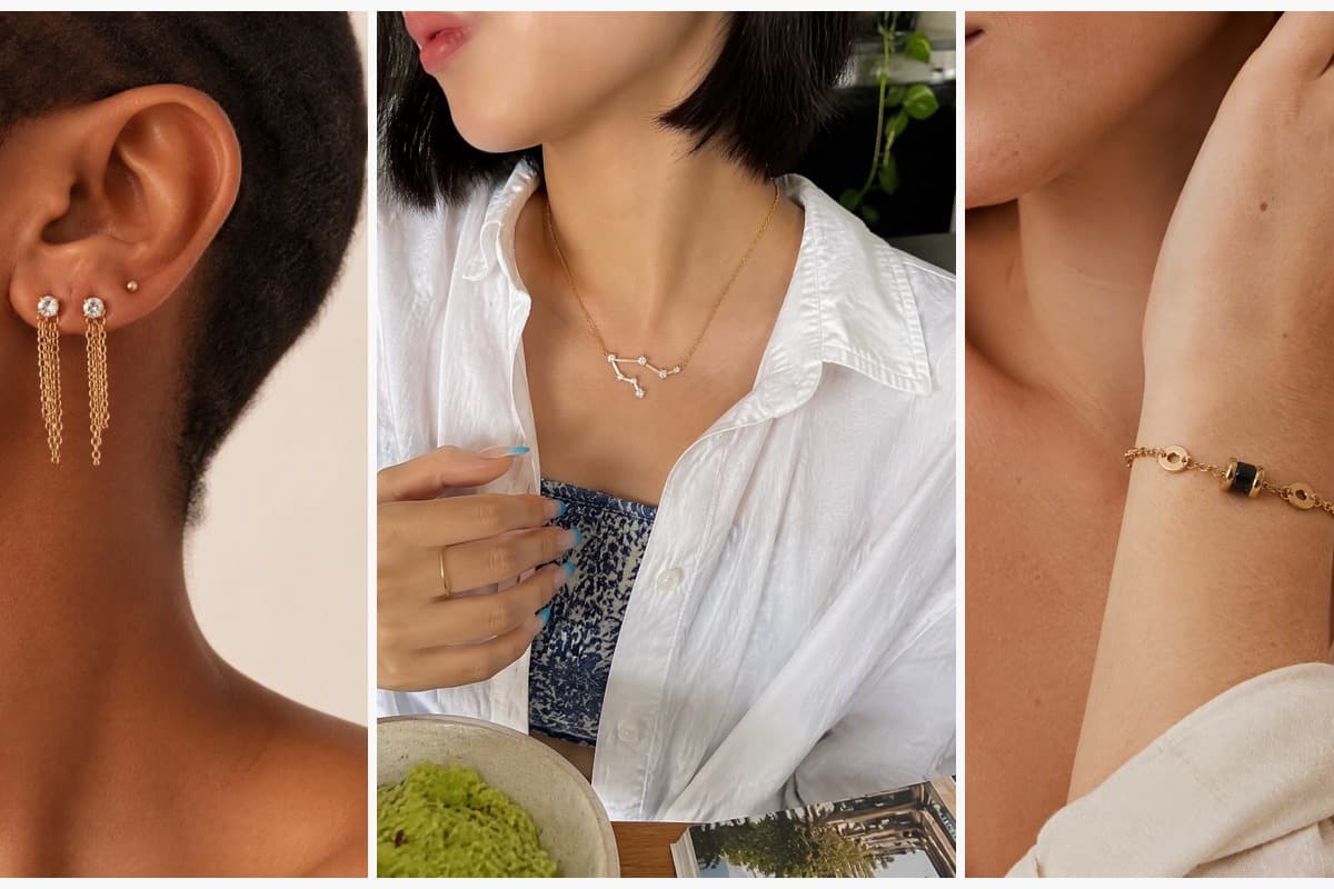 Dainty Chain Drop Earrings