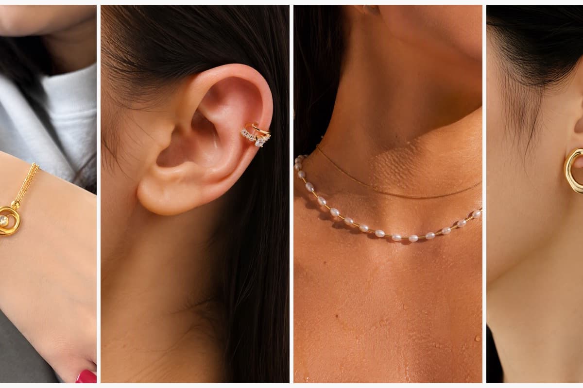 Dainty Bar and Disc Bracelet