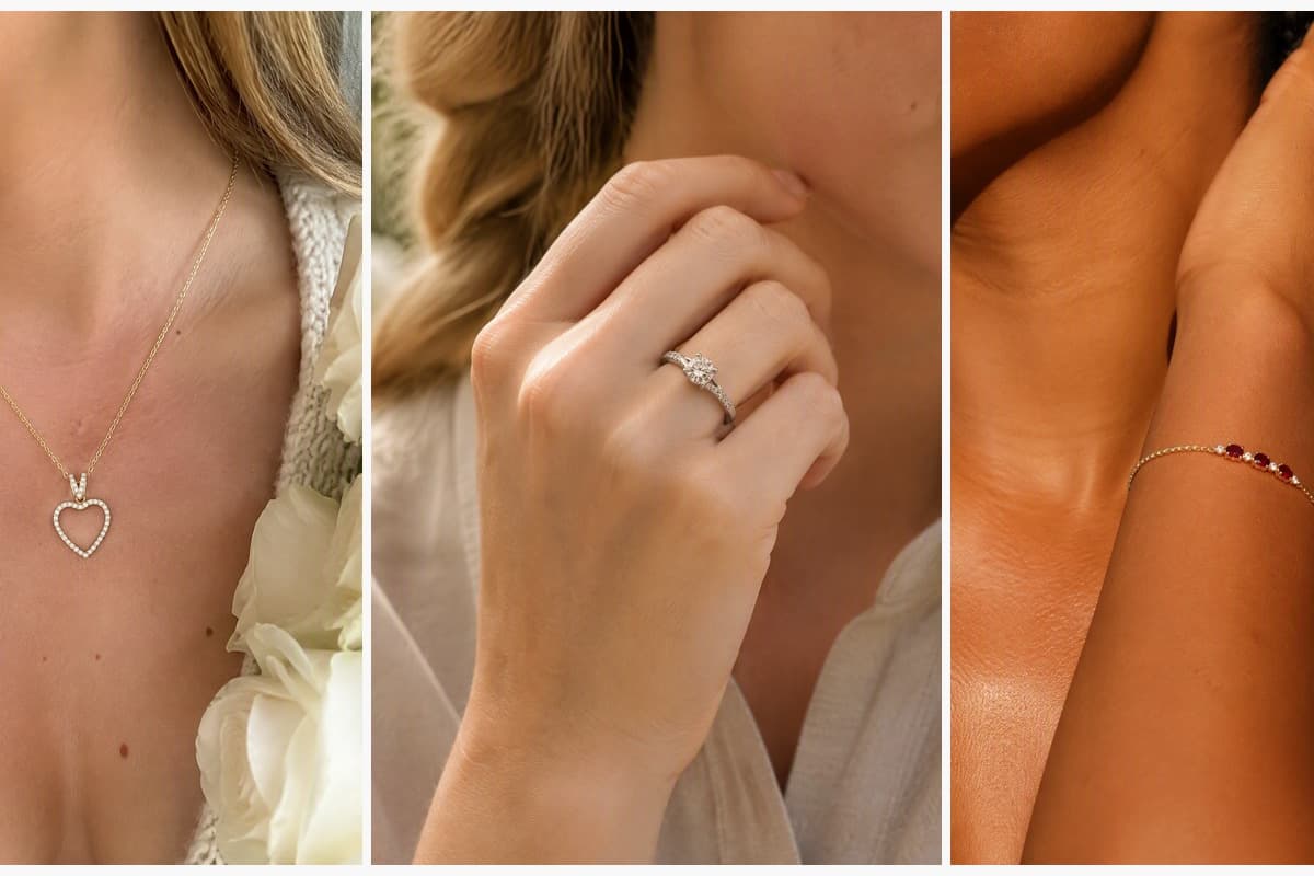 Dainty Open Heart Pendant Necklace