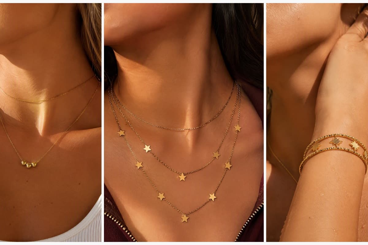 Dainty Triple Heart Necklace